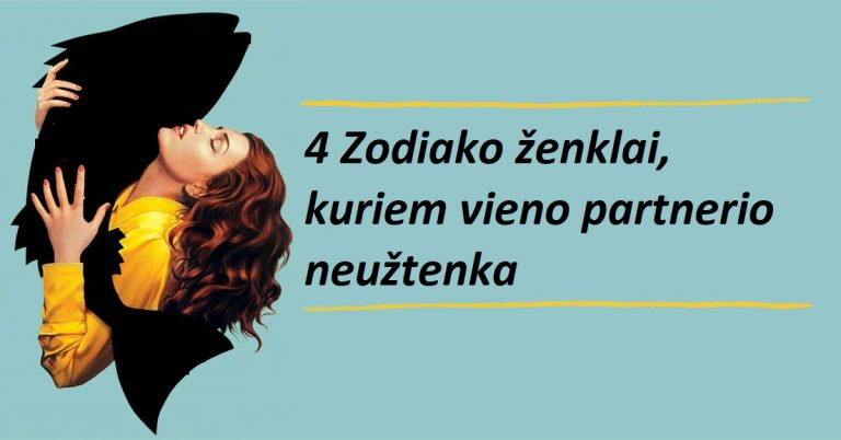 4 Zodiako ženklai, kuriems vieno partnerio neužtenka