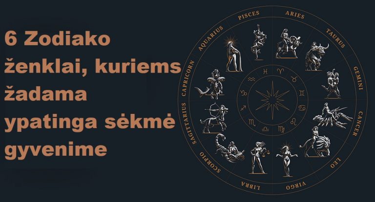 6 Zodiako ženklai, kuriems žadama ypatinga sėkmė gyvenime