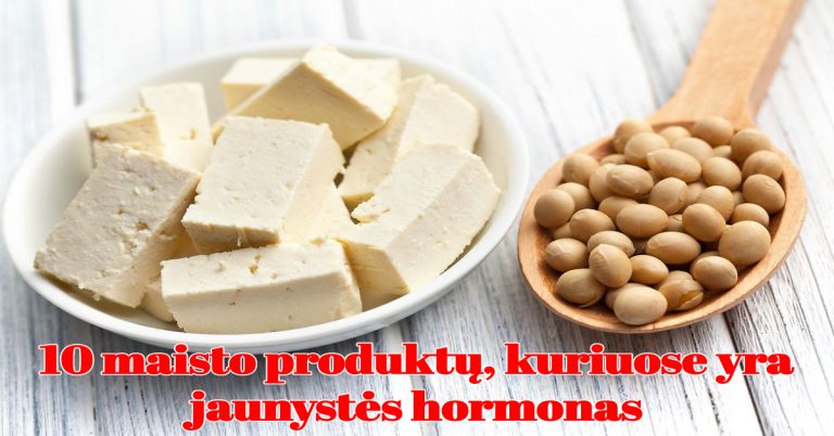 10 maisto produktų, kuriuose yra jaunystės hormonas