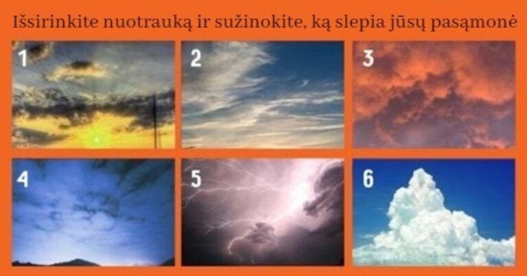 Psichologinis testas: ką slepia jūsų pasąmonė? Sužinokite!