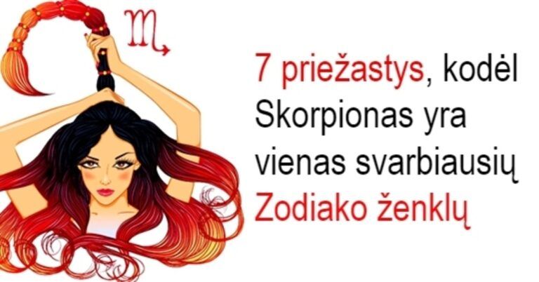 7 priežastys, kodėl Skorpionas yra vienas svarbiausių Zodiako ženklų