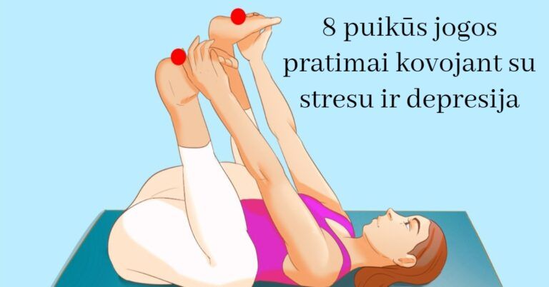 8 puikūs jogos pratimai kovojant su stresu ir depresija