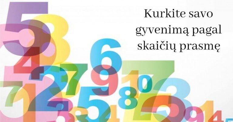 Numerologas: kurkite savo gyvenimą pagal skaičių prasmę