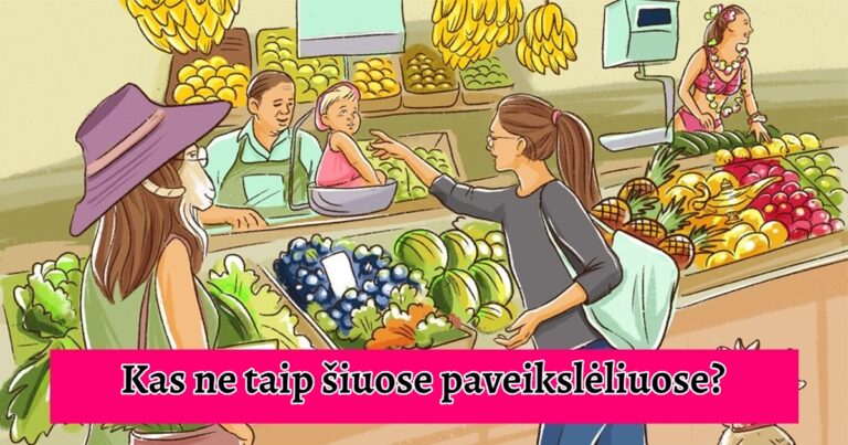 Dėmesingumo testas: ar pastebėsite, kas negerai šiuose paveikslėliuose?