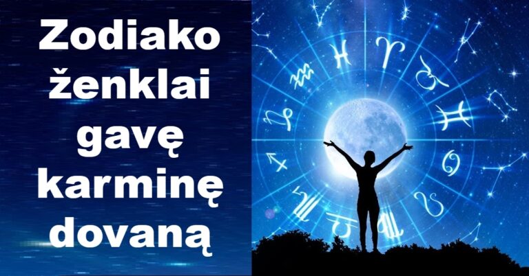 Zodiako ženklai gavę savo karminę dovaną iš protėvių