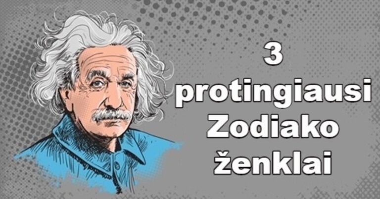 3 Zodiako ženklai, kurie gali pasigirti intelektu ir protu