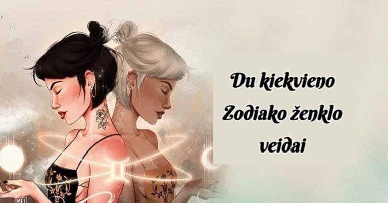 Du kiekvieno Zodiako ženklo veidai: kuris atitinka jūsiškį?