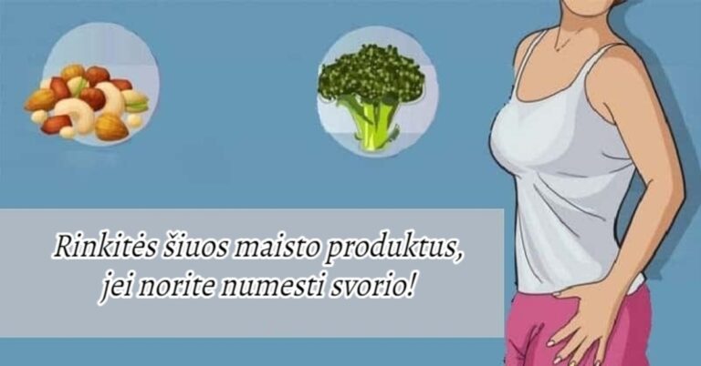 Produktai, kuriuos turėtų valgyti vyresnės nei 35 m. moterys, jei nori numesti svorio