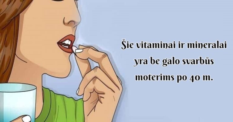 7 vitaminai ir mineralai, kurių moterims reikia po 40 metų