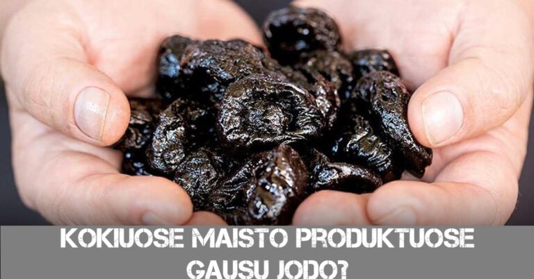 10 maisto produktų, kuriuose gausu jodo. Valgykite juos dažniau