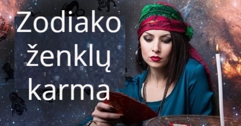 Kokia yra skirtingų Zodiako ženklų karma?