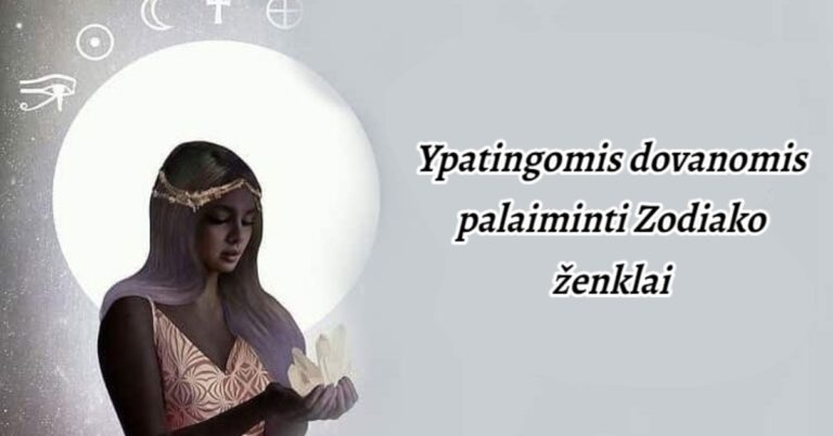 4 ypatingomis dovanomis palaiminti Zodiako ženklai