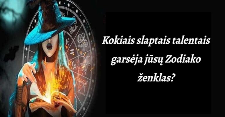 Slapti jūsų gebėjimai ir talentai pagal Zodiako ženklą