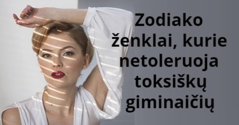 Zodiako ženklai, kurie netoleruoja toksiškų giminaičių