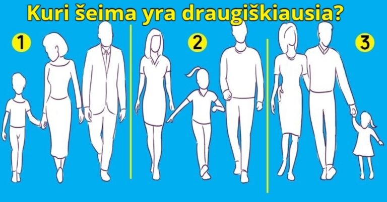 Smagus testas: kuri šeima yra draugiškiausia?