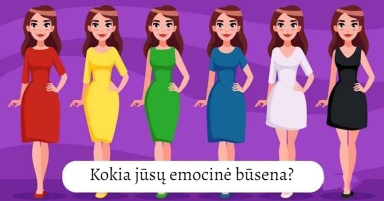 Pasirinkite suknelę ir sužinokite, kokia šiuo metu jūsų emocinė būsena