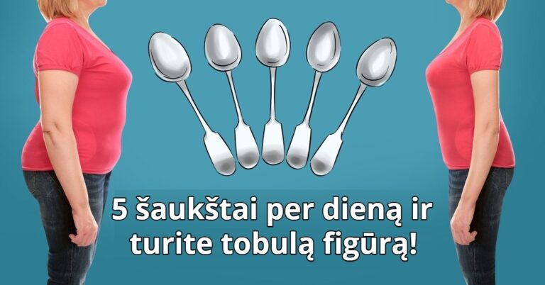 Dieta „5 šaukštai"- greitas būdas atsikratyti nereikalingų kilogramų