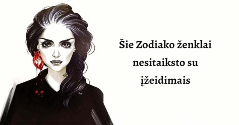 Šie Zodiako ženklai nesitaiksto su įžeidimais