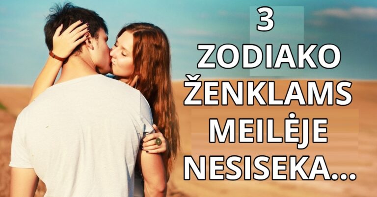 Sužinokite, kuriems 3 Zodiako ženklams nesiseka meilėje