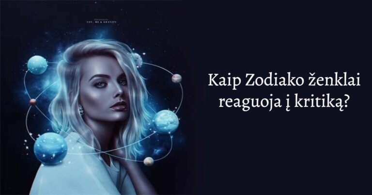 Kaip Zodiako ženklai reaguoja į kritiką?