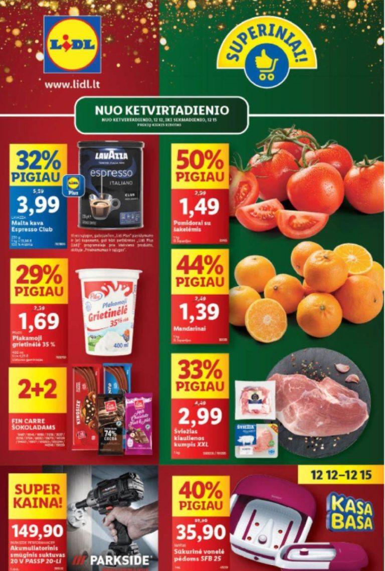 50 sav. savaitgalio akcijos Lidl