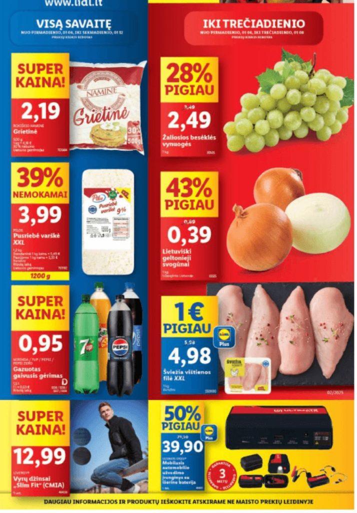 2 savaitės nuolaidos LIDL