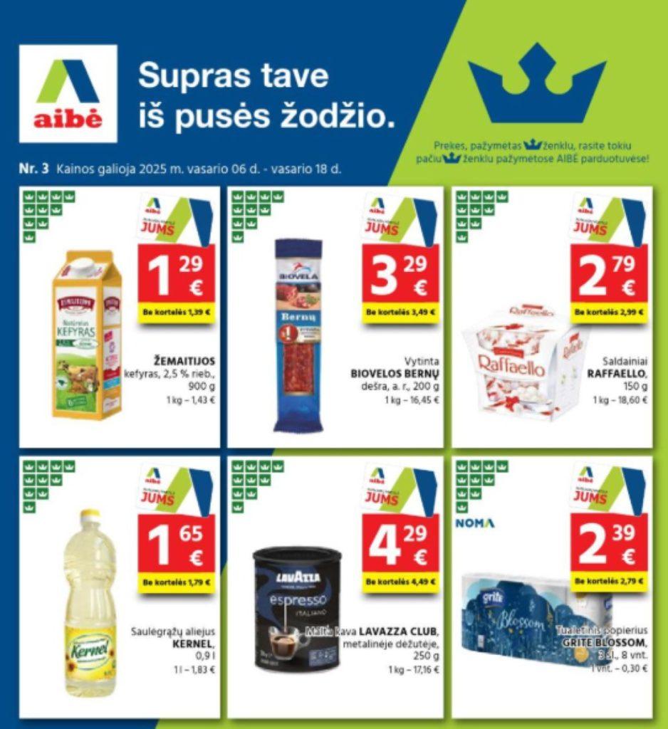 7 savaitės nuolaidos Aibė