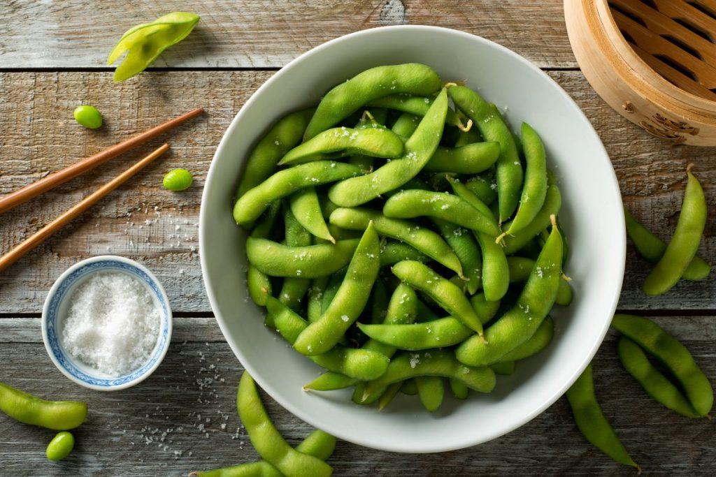 Edamame pupelės geresnei žarnyno sveikatai