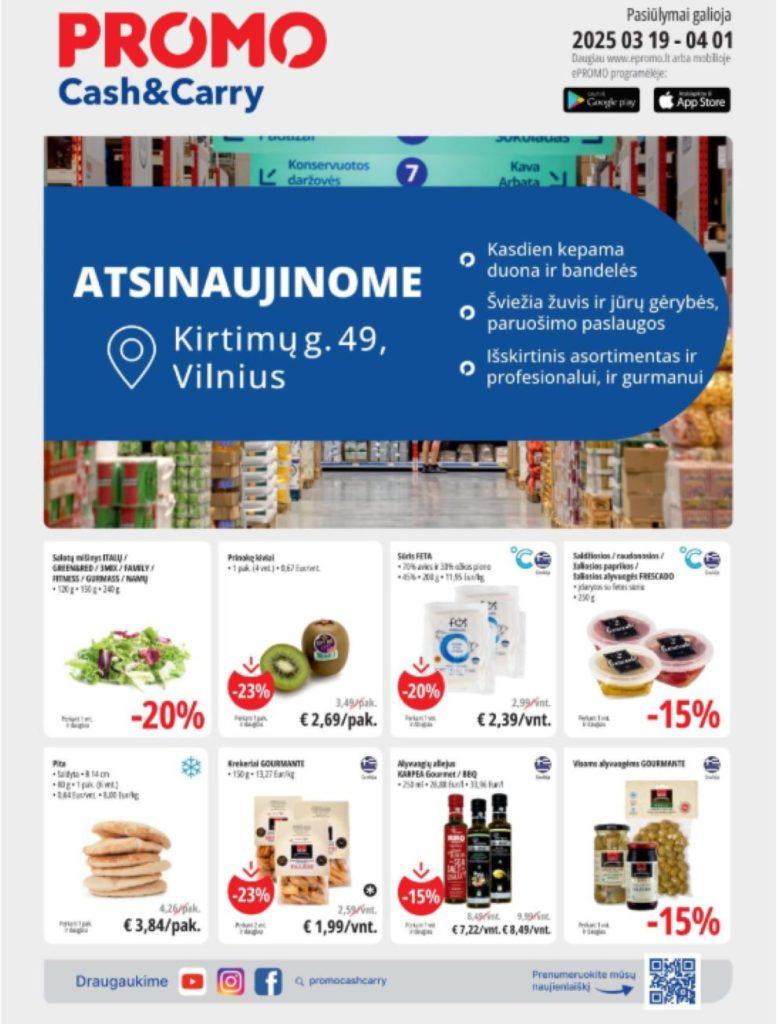 12 savaitės nuolaidos PROMO Cash & Carry